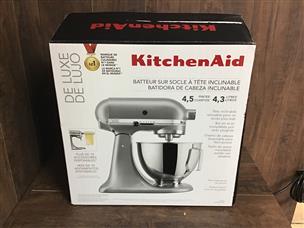 KitchenAid Deluxe KSM97DR 4.5 Qt Tilt Head Stand Mixer-Dried Rose